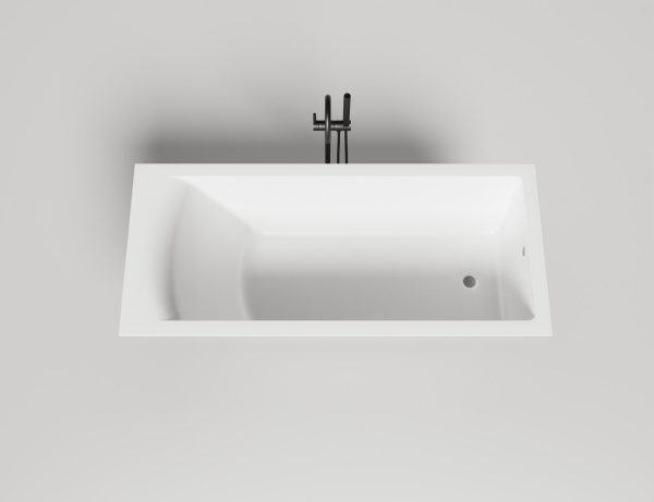 Ванна из литьевого мрамора Salini CASCATA 170x75 104123MRF Ванна из литьевого мрамора Salini CASCATA 170x75 104123MRF